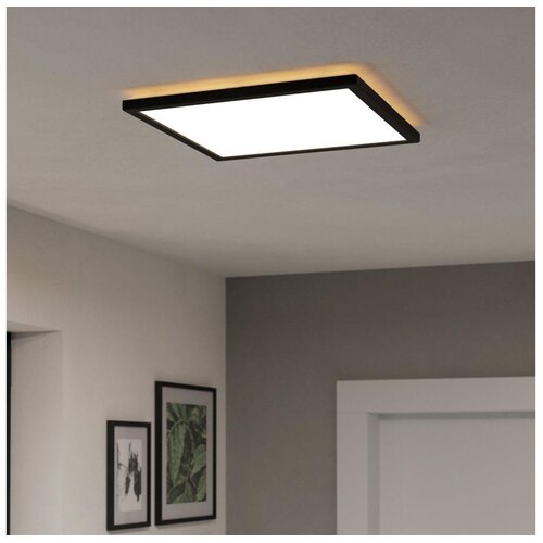 Eglo 901456-LED Plafonsko svetlo za kupatilo ROVITO-R 17,6W/230V 39x39cm IP44 crno + daljinski upravljač Cene