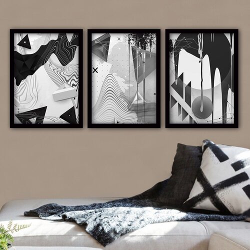 Wallity Set uramljenih slika 3SC115, 3 dijela Cijene