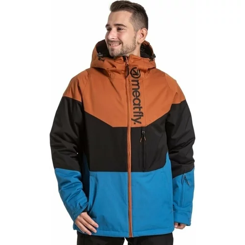 Meatfly Hoax Premium Snb & Ski Jacket Brown/Black/Blue XL