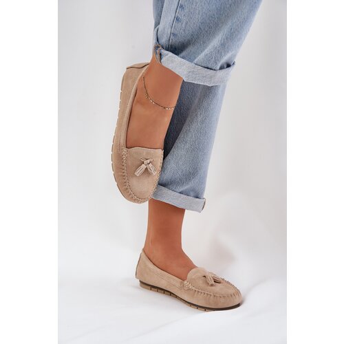 S. BARSKI Women's Flat Classic Suede Loafers S.Barski Cene