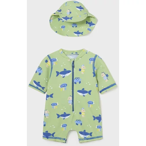 Mayoral Newborn Kupaći kostim za bebe boja: zelena