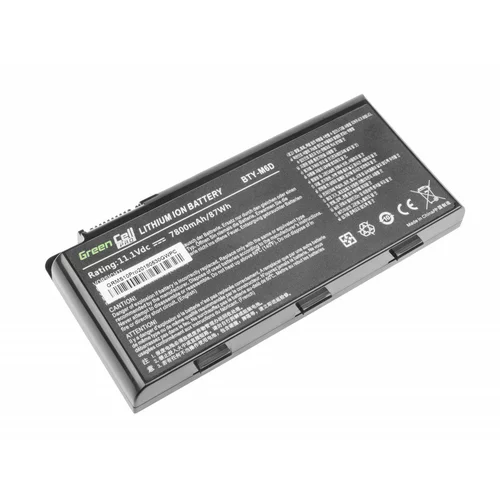 Green cell Baterija za Medion MD76254 / MD77480 / MD97623 / MSI GT660 / GX660, 7800 mAh
