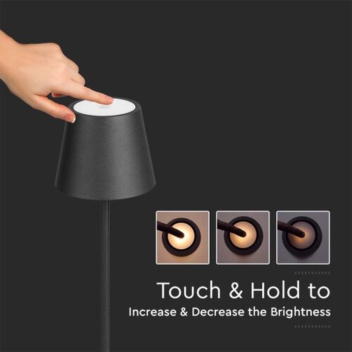  led prigu&amp;scaron;iva punjiva podna lampa 3u1 LED/4W/5V 4400 mah 3000K IP54 crna Slike