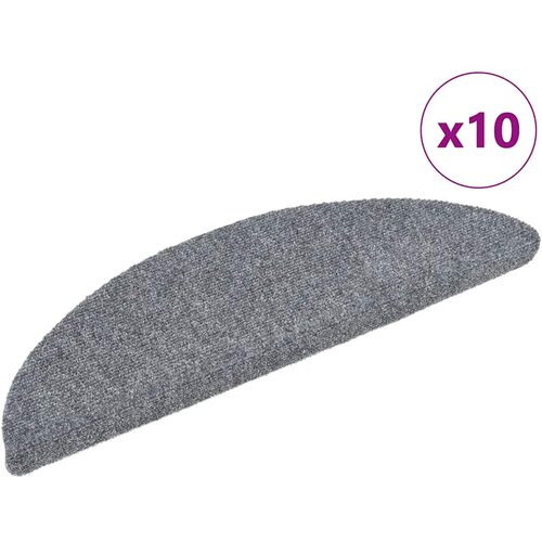 Maison Chic Samolepilne Preproga, Ruge za stopnice 10 kosov svetlo sive 56x17x3cm, (22120243) Cene