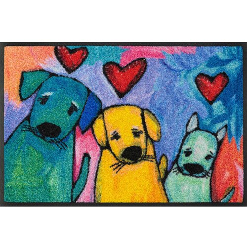 wash+dry PREDPRAŽNIK Doggies 50/75 cm potiskano večbarvno Cene