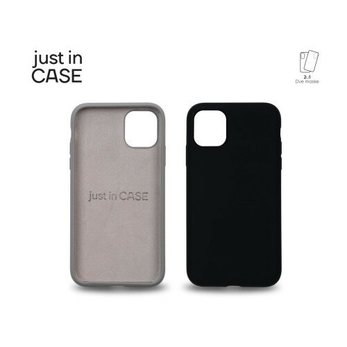Just in case 2u1 extra case mix plus paket crni za iPhone 11 ( MIXPL102BK ) Slike