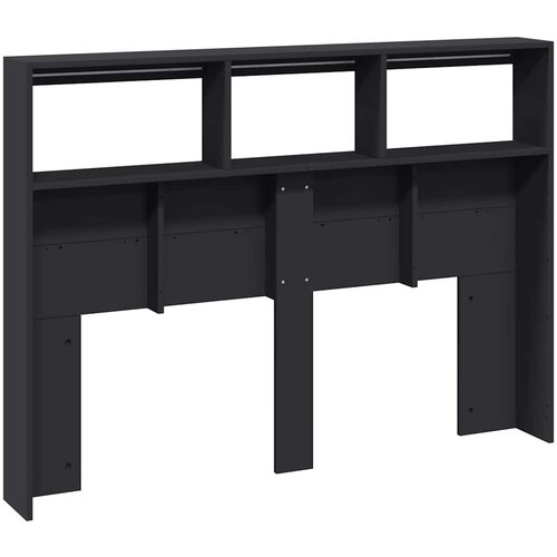  za uzglavlje s LED svjetlima crni 140 x 17 x 102 cm Slike