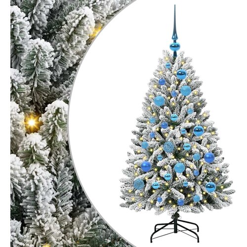  Umjetno božićno drvce 120 cm 150 LED lampica Topla bijela Slike