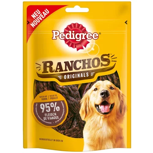 Pedigree Ranchos Originals prigrizki za pse - Varčno pakiranje: piščanec 7 x 70 g