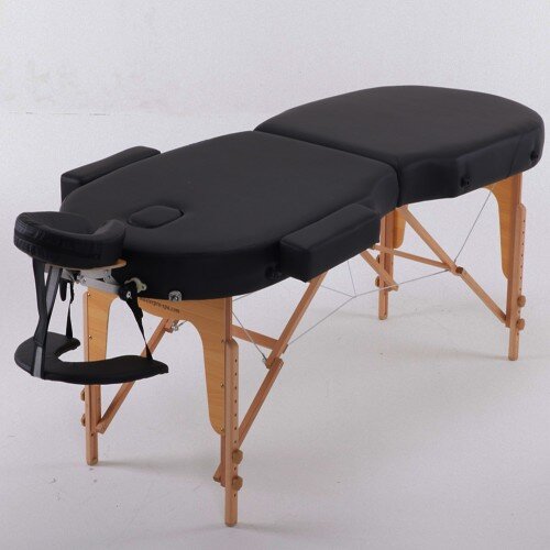 Masterpro Stolovi za masažu Professional OVAL 2 - Black Cene