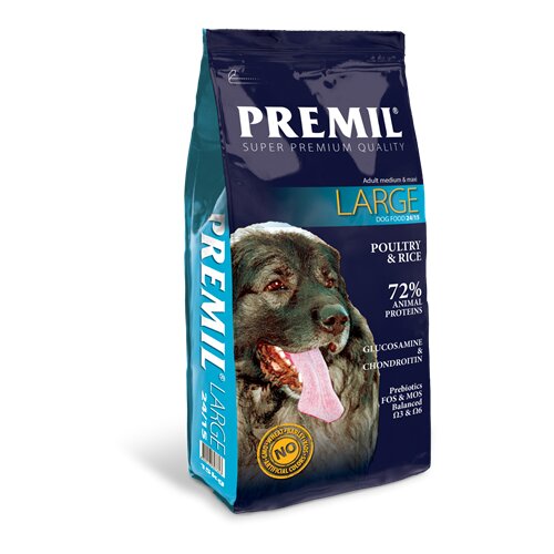 Premil LARGE Suva hrana za odrasle pse srednjih i velikih rasa Slike
