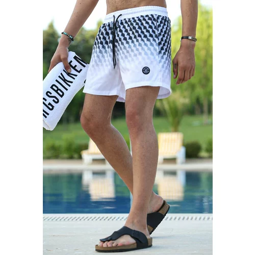 Madmext Swim Shorts - Black - Plain