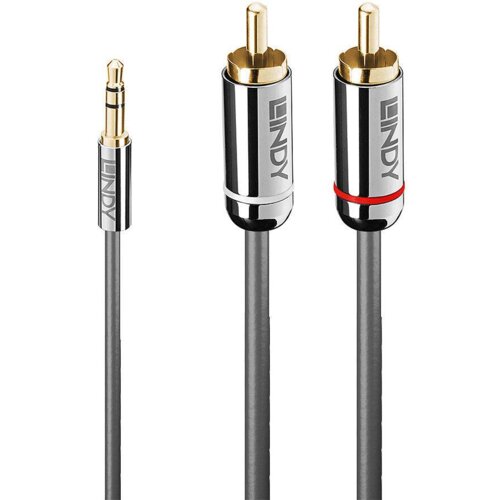 Lindy 35334 avdio kabel 2 m 3.5mm 2 x RCA Antracit Cene