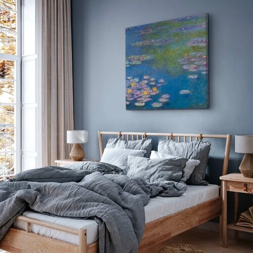  Slika - Claude Monet &amp;ndash; Water lilies in Giverny 80x80 Na talijanskom platnu Slike