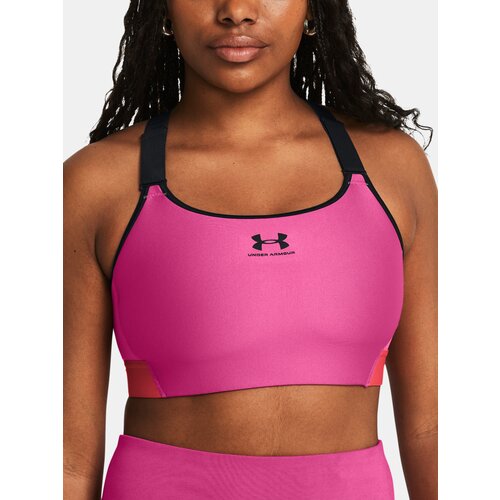 Under Armour Bra UA HeatGear High-PNK - Women Cijene