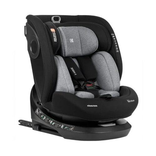 Kikka Boo Autosedi&amp;scaron;te 40-150 cm I-Hike premium I-SIZE ISOFIX Light Grey ( KKB00079 ) Slike