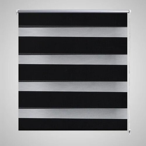 vidaXL Črtasti Zebra Rolo / Senčilo velikost 100 x 175 cm Črna barva Cene