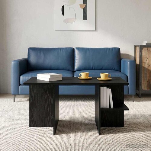  Kava Stol Crni hrast 87 x 50 x 45 cm Konstrukcijsko drvo Cijene