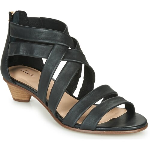 Clarks Sandali &amp;amp; Odprti čevlji MENA SILK Črna Slike