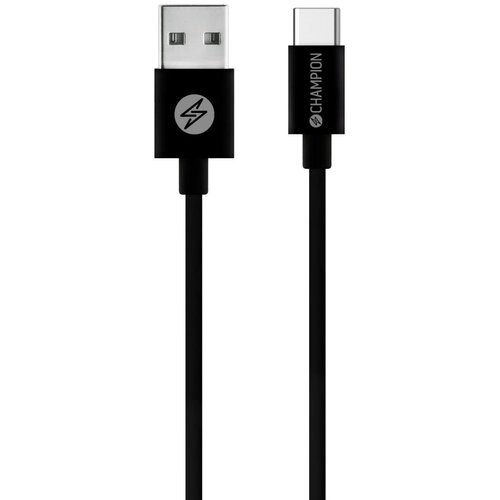 Champion Kabel USB-A na USB-C, 2 m, črne barve, (5000277076) Slike