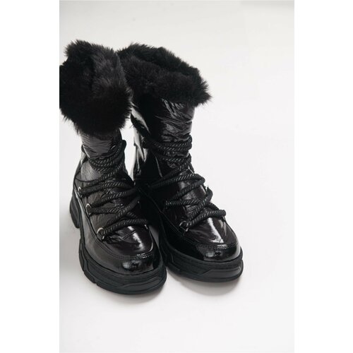 LuviShoes 23 Women's Black Boots Slike