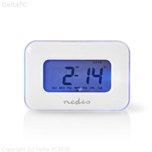Nedis Digitalni Sat s budilicom datum temp poz osvjetljenje Slike