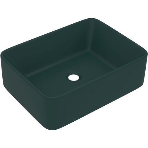 Maison Chic Luksuzni Umivalnik - Kopalna umivalnik - Lavabo mat temno zelen 41x30x12 cm keramičen, (21684858) Cene