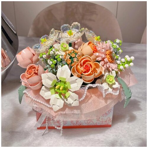 Loz loz Flower Gift Box Pink Cene