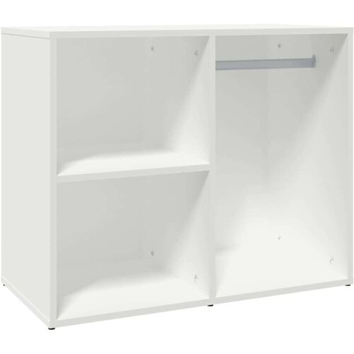  Garderobna omarica bela 80x40x65 cm konstruiran les, (21068012) Slike
