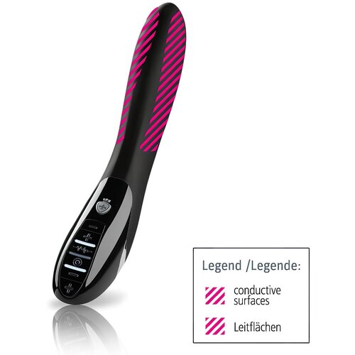 Mystim Vibrator Electric Eric E-Stim - Black Edition Slike