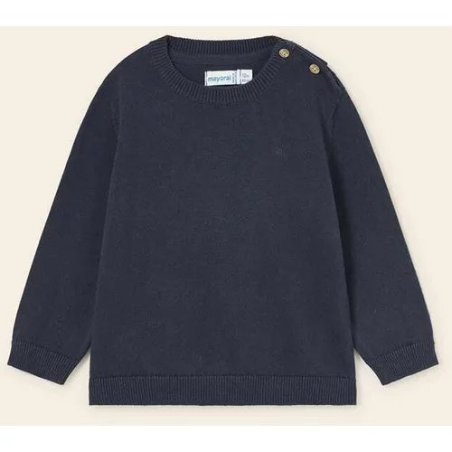 Mayoral Dječji pamučni pulover boja: tamno plava, lagani