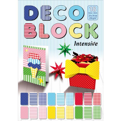 Optimum deco block (dekorativni karton 250g) 18l. 24x34cm Slike