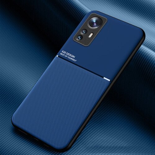  Eleganten ovitek za Xiaomi 12 Pro, magnet, moder Cene