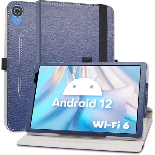 NIKCORP Etui za TECLAST P25T 10,1" vrtljiv 360 s funkcijo stojala, umetno PU usnje, popolna za&scaron;čita pred po&scaron;kodbami, modre barve, (5000139274) Cene