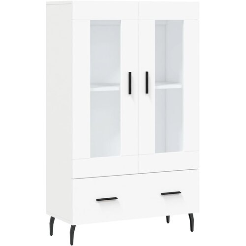 Maison Chic Visoka omara - Komoda - Predalnik bela 69,5x31x115 cm inženirski les, (21721127) Cene