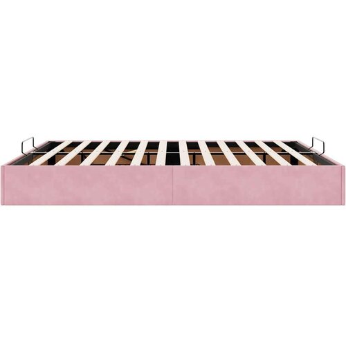 VidaXL Otomanski okvir kreveta bez madraca 90 x 200 cm bar&amp;scaron;unasti Slike