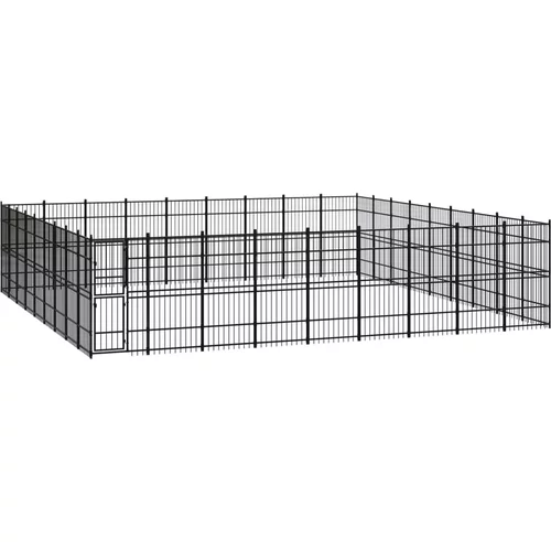  vanjski kavez za pse čelični 74,65 m²