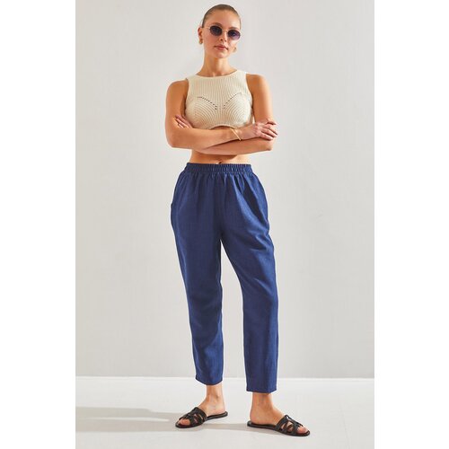 Bianco Lucci Women&amp;#039;s Elastic Waist Trousers Slike