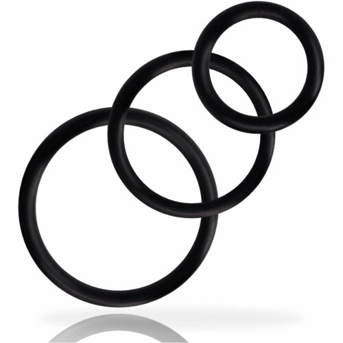 Addicted Toys RINGS SET FOR PENIS BLACK Slike
