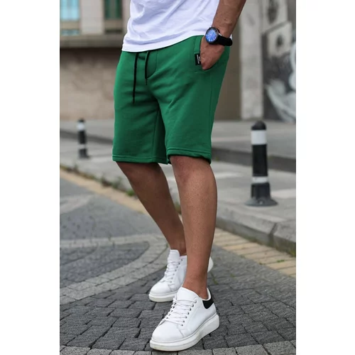 Madmext Dark Green Men's Regular Fit Shorts 4842
