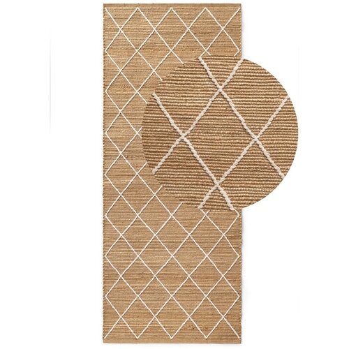 Hanse Home Ručno rađena jutenia staza u prirodnoj boji 80x200 cm Kunu &amp;ndash; Slike