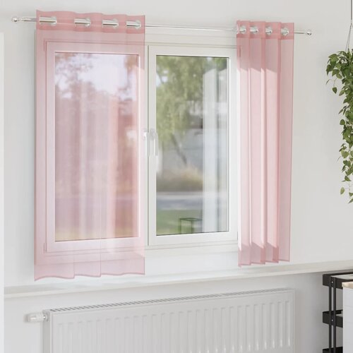 vidaXL Voile zavjese s ušicama 2 kom narančaste 140x175 cm Cijene