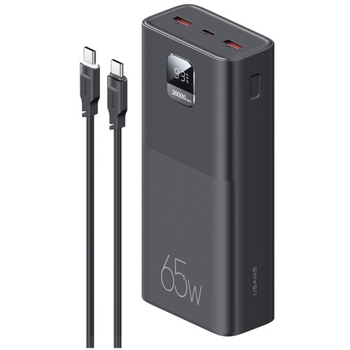 Usams 30000mAh 65W Power bank + USB Type-C kabl Slike