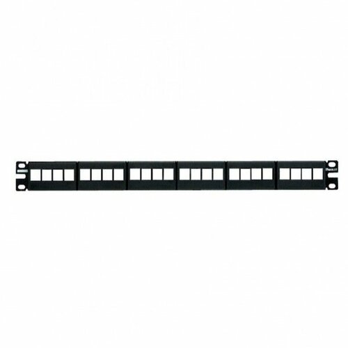 Panduit NKFP24Y NetKey® UTP Patch panel modular 24-port, 1U, crni Slike