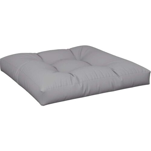 VidaXL Jastuk za palete sivi 70 x 70 x 12 cm od tkanine Slike