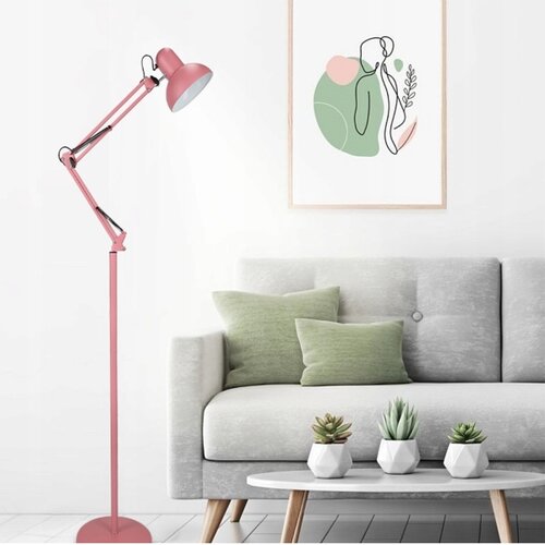  podna lampa 1xE27/40W/230V ružičasta Slike