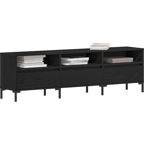  ormar 150 x 30 x 44,5 cm Crni hrast Konstruirano drvo Slike