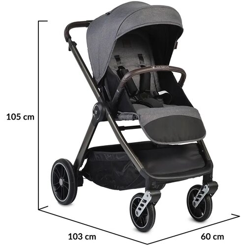 Cangaroo Kolica za bebe set 3 in 1 macan grey ( CAN53140 ) Slike