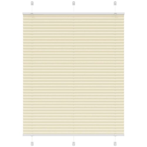 vidaXL plisirana žaluzija cream 105x150 cm širina tkanine 104,4 cm Cene