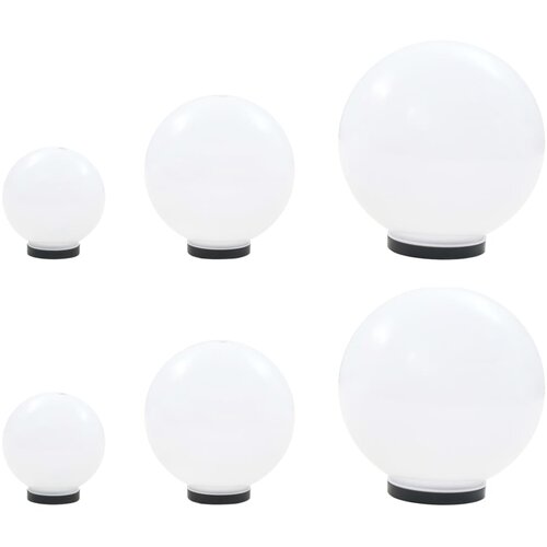 The Living Store led okrogle svetilke 6 kosov krogle 20/30/40 cm pmma - kroglasta svetilka, (21743241) Slike